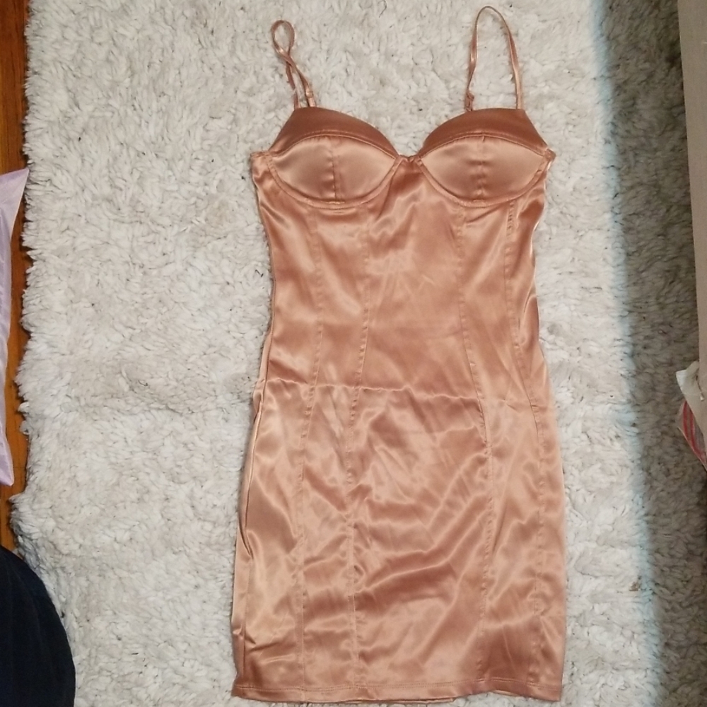 Fashionnova Stacey Satin Mini Dress